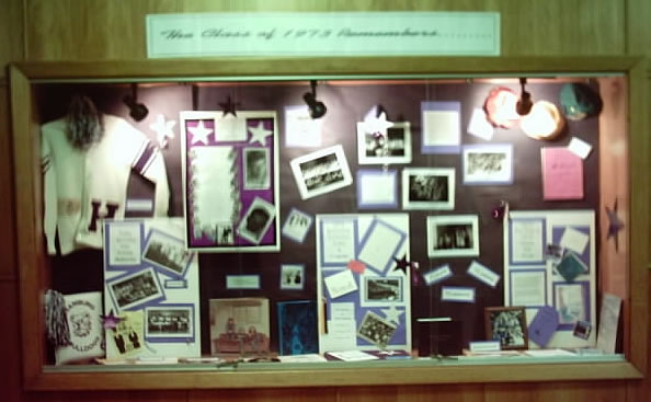 Memorabilia on display at HHS